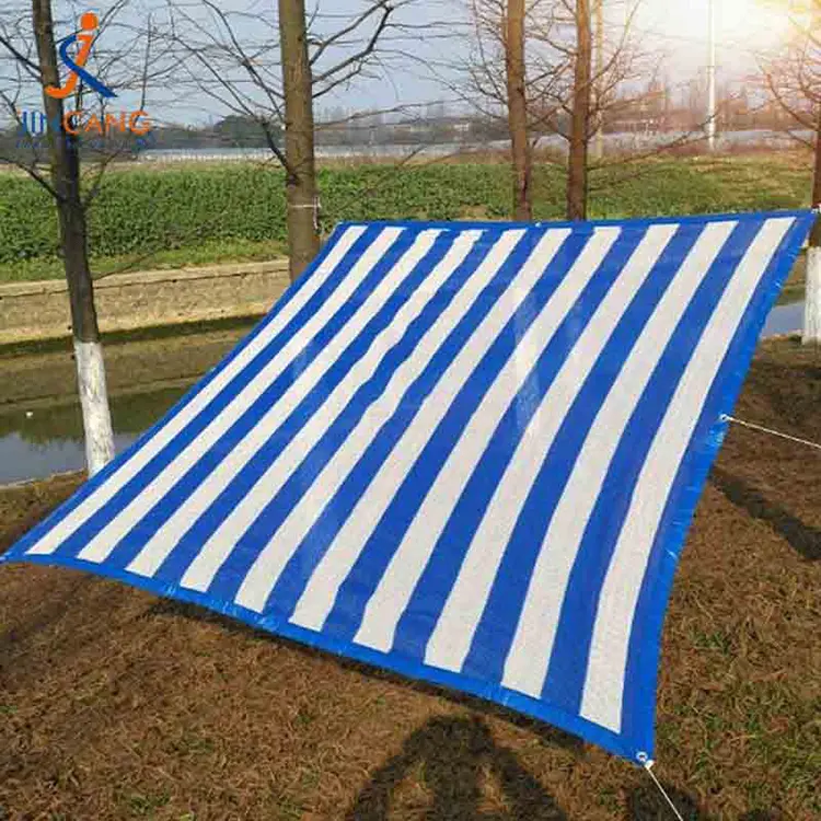 검은 삼각형이 강화 된 100% 재활용 재료 pp tarpaulin