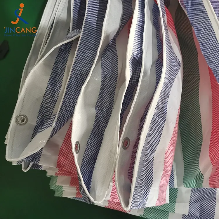 110 GSM 스트립 PE 타포린 롤