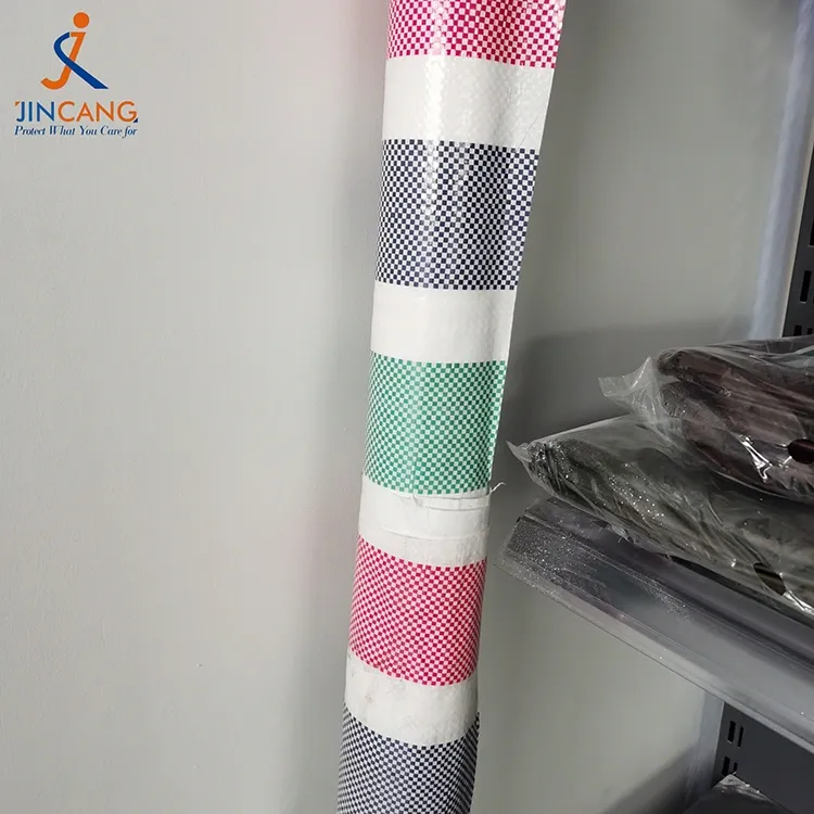 90 GSM 스트립 PE 타포린 롤